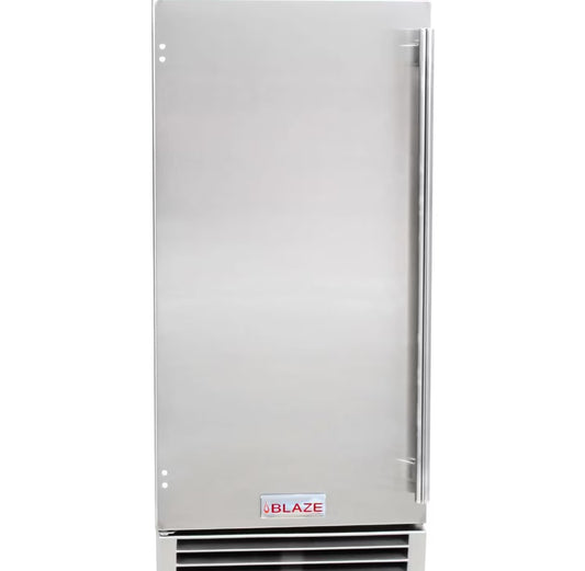 Blaze 15 Inch Outdoor Ice Maker With Gravity Drain