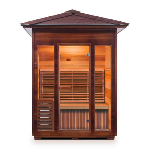 Enlighten Saunas SunRise - 3 Peak Dry Traditional Sauna