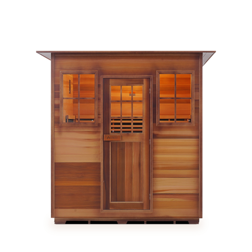 Enlighten Saunas SAPPHIRE - 4 Indoor Hybrid Infrared And Traditional Sauna