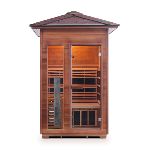 Enlighten Saunas DIAMOND - 2 Peak Hybrid Infrared And Traditional Sauna