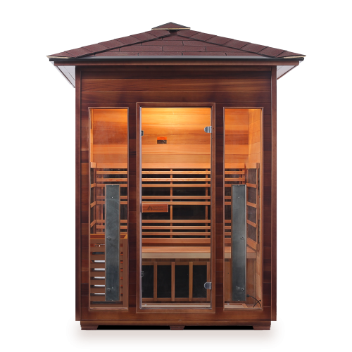 Enlighten Saunas DIAMOND - 3 Peak Hybrid Infrared And Traditional Sauna