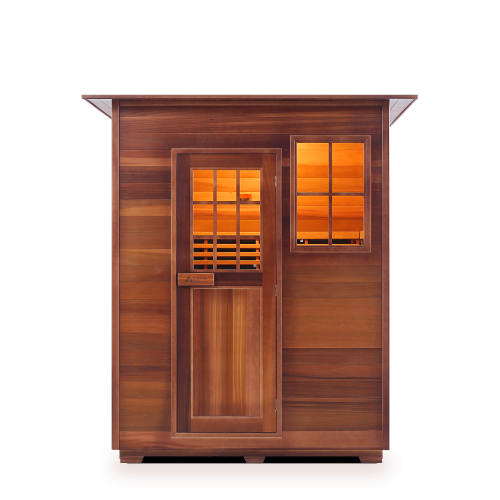 Enlighten Saunas SAPPHIRE - 3 Indoor Hybrid Infrared And Traditional Sauna
