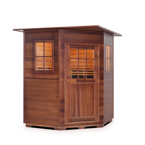 Enlighten Saunas SAPPHIRE - C Indoor Hybrid Infrared And Traditional Sauna