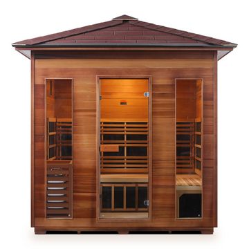 Enlighten Saunas DIAMOND - 5 Peak Hybrid Infrared And Traditional Sauna