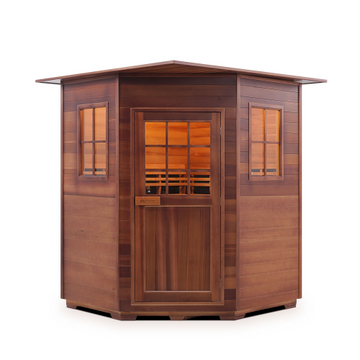 Enlighten Saunas SAPPHIRE - C Indoor Hybrid Infrared And Traditional Sauna