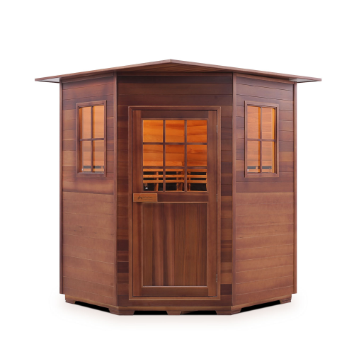 Enlighten Saunas SAPPHIRE - C Indoor Hybrid Infrared And Traditional Sauna