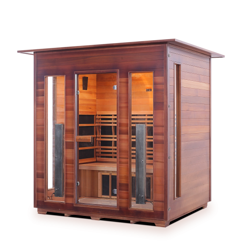 Enlighten Saunas DIAMOND - 4 Indoor Hybrid Infrared And Traditional Sauna