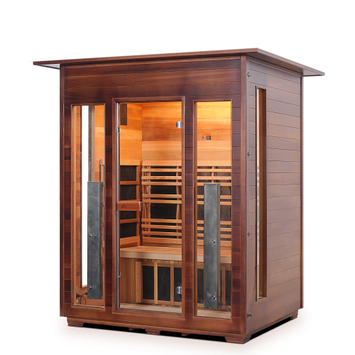 Enlighten Saunas DIAMOND - 3 Indoor Hybrid Infrared And Traditional Sauna