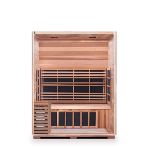 Enlighten Saunas SAPPHIRE - 3 Indoor Hybrid Infrared And Traditional Sauna