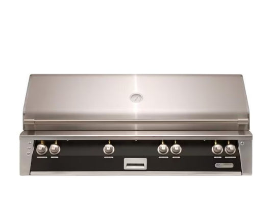 Alfresco ALXE 56 Inch Built-In Natural Gas Grill With Sear Zone And Rotisserie