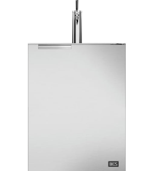DCS 24 Inch Right Hinge Outdoor Single Tap Beverage Dispenser / Kegerator