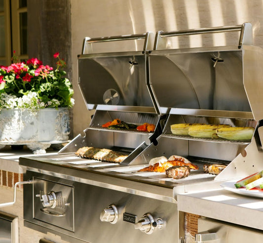 Coyote Centaur 50 Inch Built-In Propane Gas And Charcoal Dual Fuel Grill