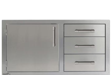 Alfresco 42 Inch Combo Left Hinged Door And Drawers
