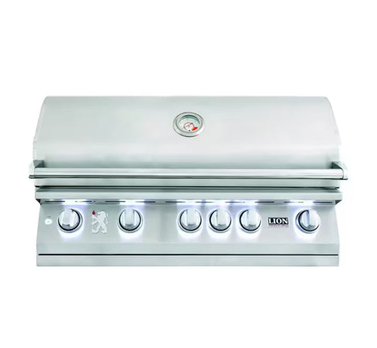 Lion L90000 40 Inch 5-Burner Built-In Natural Gas Grill