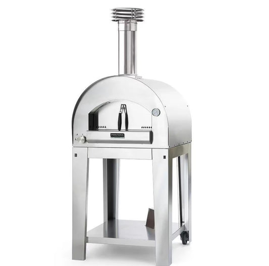 Fontana Forni Napoli Hybrid Pizza Oven On Cart
