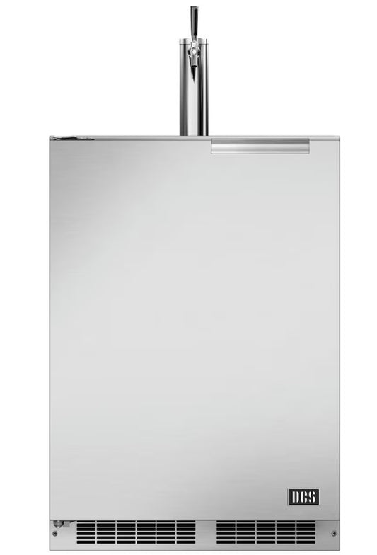 DCS 24 Inch Left Hinge Outdoor Single Tap Beverage Dispenser / Kegerator