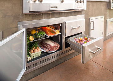 Alfresco 42 Inch Under Grill Outdoor Refrigerator
