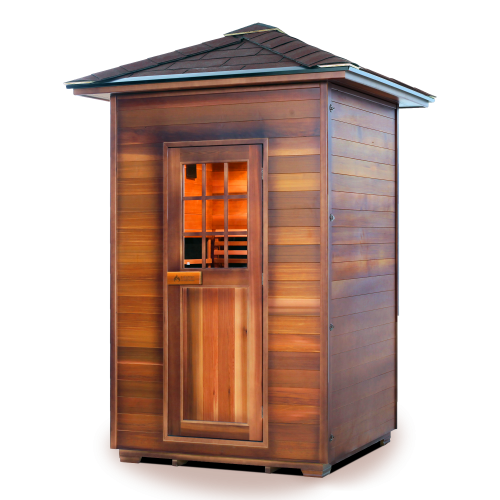 Enlighten Saunas SAPPHIRE - 2 Peak Hybrid Infrared and Traditional Sauna