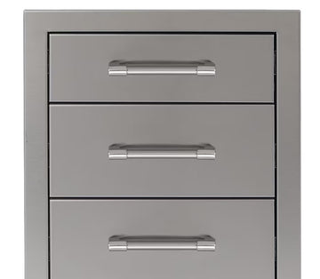 Alfresco 17 Inch Triple Drawer