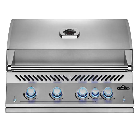 Napoleon 700 Series 32 Inch 5-Burner Built-In Natural Gas Grill With Rotisserie & SafetyGlow