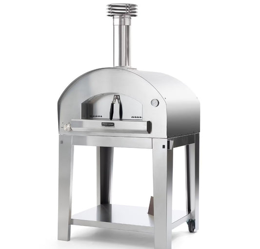 Fontana Forni Firenze Hybrid Pizza Oven On Cart