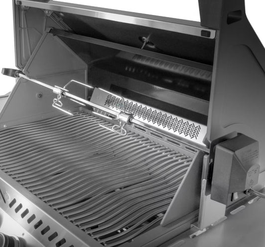 Napoleon Prestige 500 4-Burner Built-in Propane Grill With Rotisserie & Side Burner