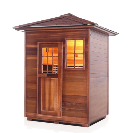 Enlighten Saunas SIERRA - 3 Peak Full Spectrum Infrared Sauna