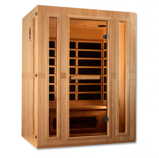 Golden Designs Maxxus Trinity 3 Person Low EMF FAR Infrared Sauna