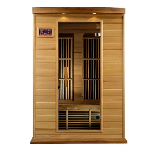 Golden Designs Maxxus Cholet Edition 2 Person Near Zero EMF FAR Infrared Sauna
