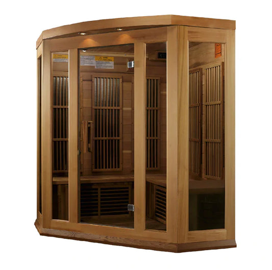 Golden Designs Maxxus K356 Low EMF FAR Infrared Sauna Canadian Red Cedar