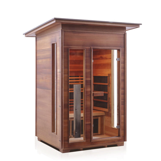 Enlighten Saunas RUSTIC - 2 Indoor Full Spectrum Infrared Sauna