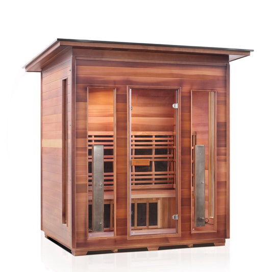 Enlighten Saunas RUSTIC - 3 Indoor Full Spectrum Infrared Sauna