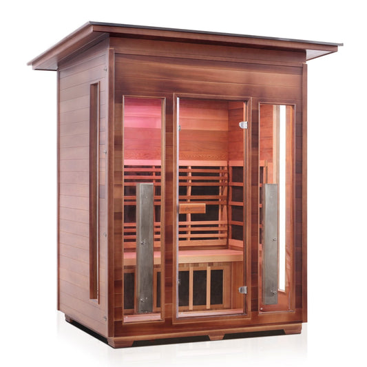 Enlighten Saunas RUSTIC - 4 Indoor Full Spectrum Infrared Sauna