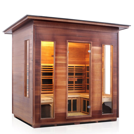 Enlighten Saunas RUSTIC - 5 Indoor Full Spectrum Infrared Sauna