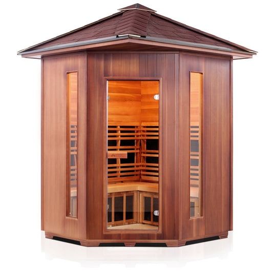Enlighten Saunas RUSTIC - 4C Peak Full Spectrum Infrared Sauna