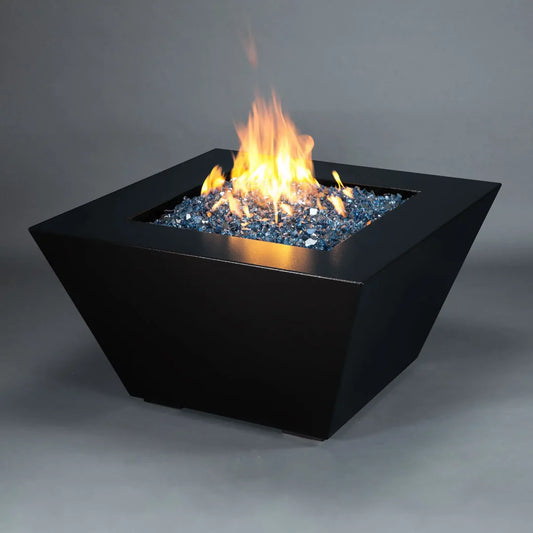 Steel Mill 48 Inch Square Fire Pit Table by Starfire Designs
