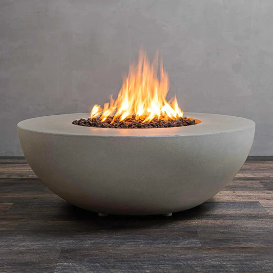 Gravity 45 Inch Concrete Round Fire Pit by Starfire Designs