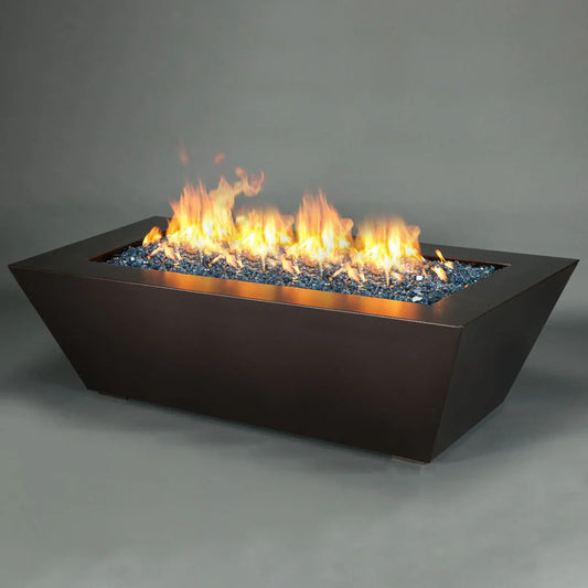 Steel Mill 72 x 38 Inch Fire Pit Rectangle by Starfire Designs