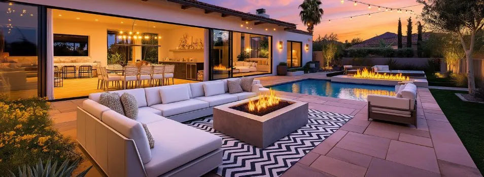 Gas Fire Pit Table