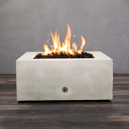 Starfire Designs Gravity 36" Square Concrete Gas Fire Pit