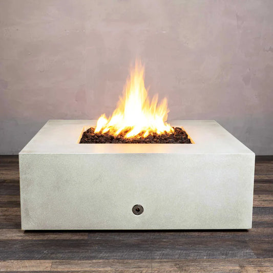 Starfire Designs Gravity 36" Square Concrete Gas Fire Pit