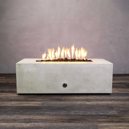 Starfire Designs Gravity 48" x 32" Rectangle Concrete Gas Fire Pit