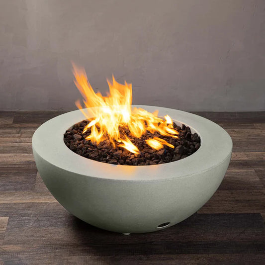 Starfire Designs Gravity Round Concrete Gas Fire Pit