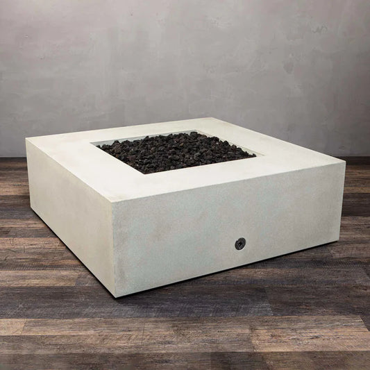 Starfire Designs Gravity 45" Square Concrete Gas Fire Pit