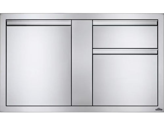 Napoleon 42 Inch Single Door & Double Drawer - BI-4224-1D2DR