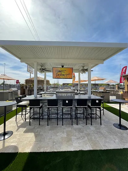 Big Island Sports Bar Outdoor Kitchen Grill