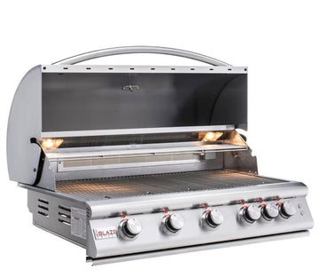 Blaze Premium LTE 40-Inch 5-Burner Built-In Propane Gas Grill w/ Rear Infrared Burner & Grill Lights - BLZ-5LTE2-LP