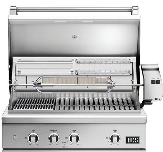 DCS Series 9 36-Inch Built-In Propane Gas Grill With Rotisserie - BE1-36RC-L