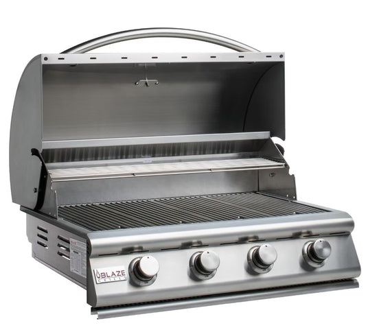 Blaze Prelude LBM 32-Inch 4-Burner Built-In Natural Gas Grill - BLZ-4LBM-NG