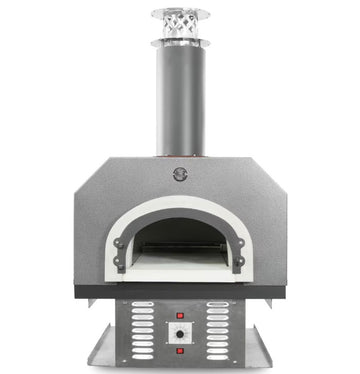 Chicago Brick Oven CBO-750 Built-In Countertop Hybrid Residential Outdoor Pizza Oven - Propane - Silver